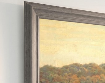 Aged Wood Gray Tv Frame, Compatible for Samsung LG, Custom TV Frame, 32 43 50 55 Inch Ornate Frame, TV Frame for Samsung Frame Tv