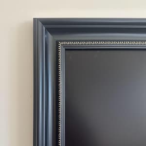 Modern svart TV-ram, TV-ram för din Samsung Frame-TV, TCL, 32 43 50 55 65 75 85 tums utsmyckad ram, anpassningsbar TV-ram