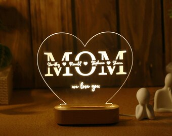 Regalo personalizado para mamá - Regalo para mamá - Regalos para mamá - Regalo para mamá - Regalo de Navidad 2023 - Regalo para mamá - Regalo personalizado para mamá de niños