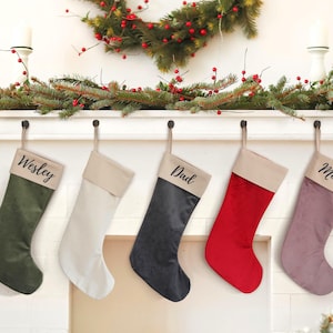 Personalisierter Weihnachtsstrumpf - Weihnachtsnamen-Strumpf - Personalisierter Weihnachtsstrumpf - Weihnachtsdekoration - Weihnachtsgeschenk