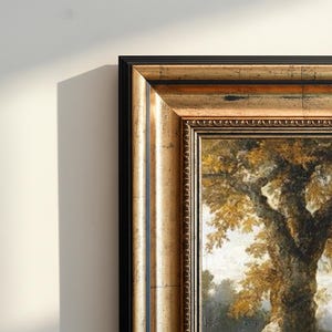 Antique Gold Finish TV Frame, Compatible with all Tv Brand, Custom TV Frame 32 43 50 55 Inch Ornate Frame TV Frame for Your Samsung Frame Tv