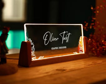 Personalized Doctor Gift - Phd Gift - Teacher Name Plate - Office Decor Sign - Desk Name Plate Custom - Name Plate for Desk - Daughter Gifts