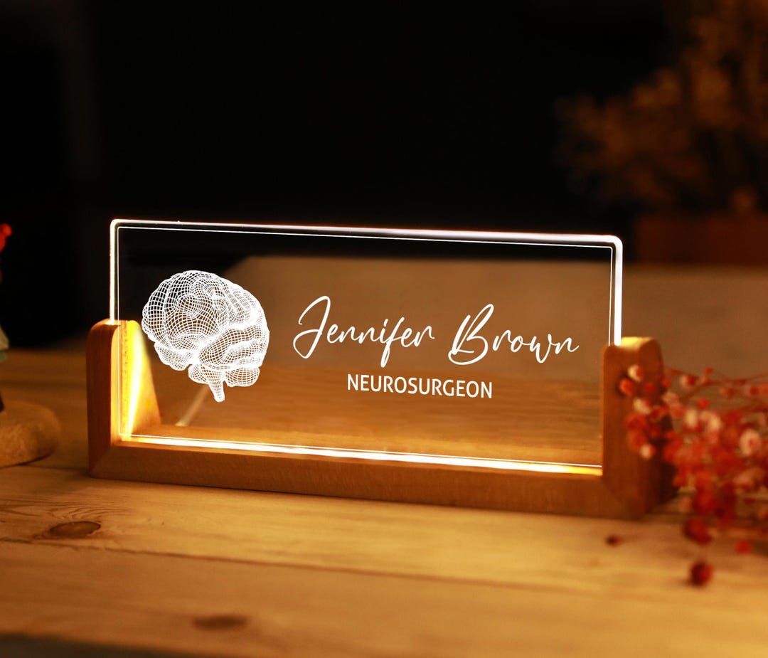 Psychology Student Graduation Gift - Brain Led Lamp - Neurology Art ...