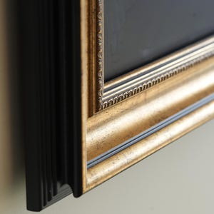 Antique Gold Finish TV Frame, Compatible with all Tv Brand, Custom TV Frame 32 43 50 55 Inch Ornate Frame TV Frame for Your Samsung Frame Tv