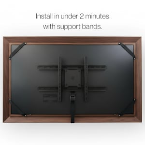 Modern Custom Frame, Premium TV Frame for Samsung Frame TV, Easy Install, Handmade Home Decor, Any Size Samsung Frame TV, Decorative Frame