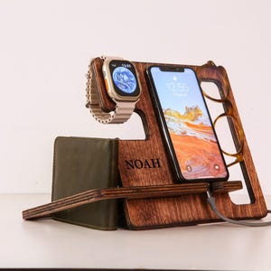 Personalisierter Schreibtisch Organizer - Büro Dekor für Männer - Benutzerdefiniertes Namensschild Geschenke - Firmengeschenke - Werbegeschenke - Boss Geschenke