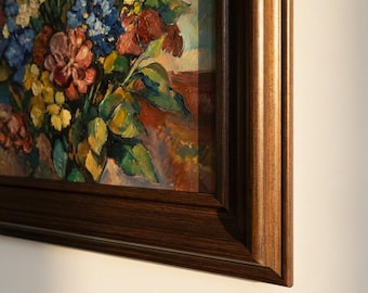 Walnut TV Frame Radiant Gold Hues, Frame for Samsung Tv 2021-2025, The Frame Tv Bezel, Compatible for Samsung LG\ Decorative Frame