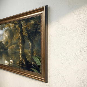 Antique Gold Finish TV Frame, Compatible with all Tv Brand, Custom TV Frame 32 43 50 55 Inch Ornate Frame TV Frame for Your Samsung Frame Tv