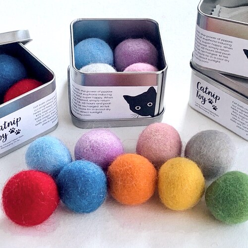 Cat Felted Oranges Catnip Toys Gifts for Cat Owner Catnip Etsy