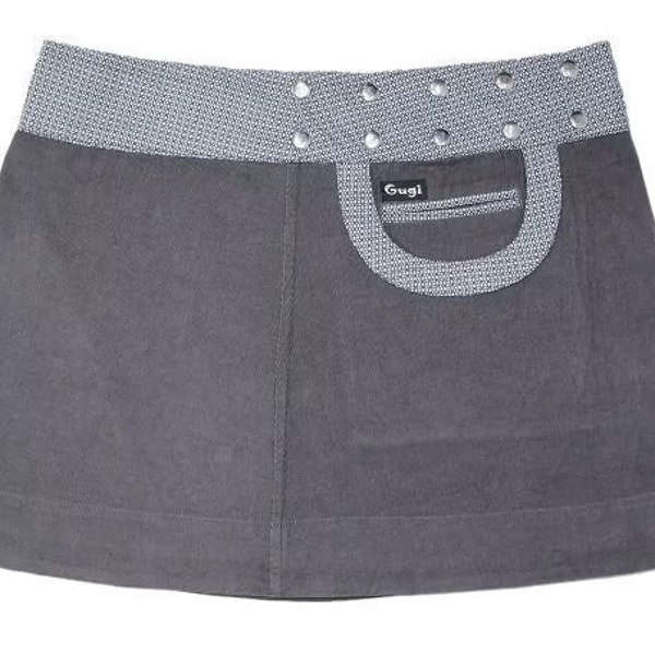 Jep Holland Reversible Women Wrap Skirt With Pockets
