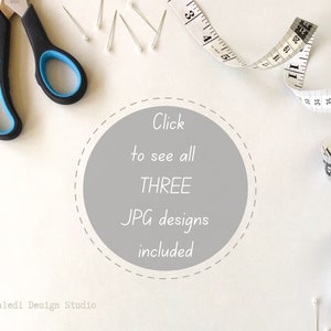 Sewing flat lay mockup, Stitching needlework mockup, Crafting styled background, Seamstress tailor shop notice backdrop, JPG digital file