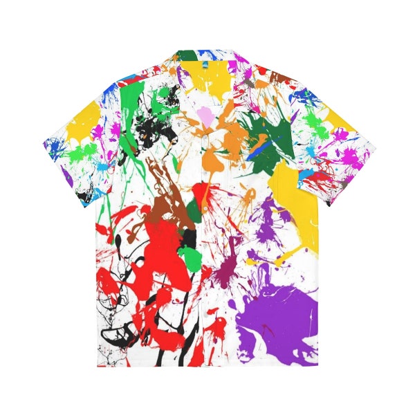 Paint Splatter Shirt Mens Etsy