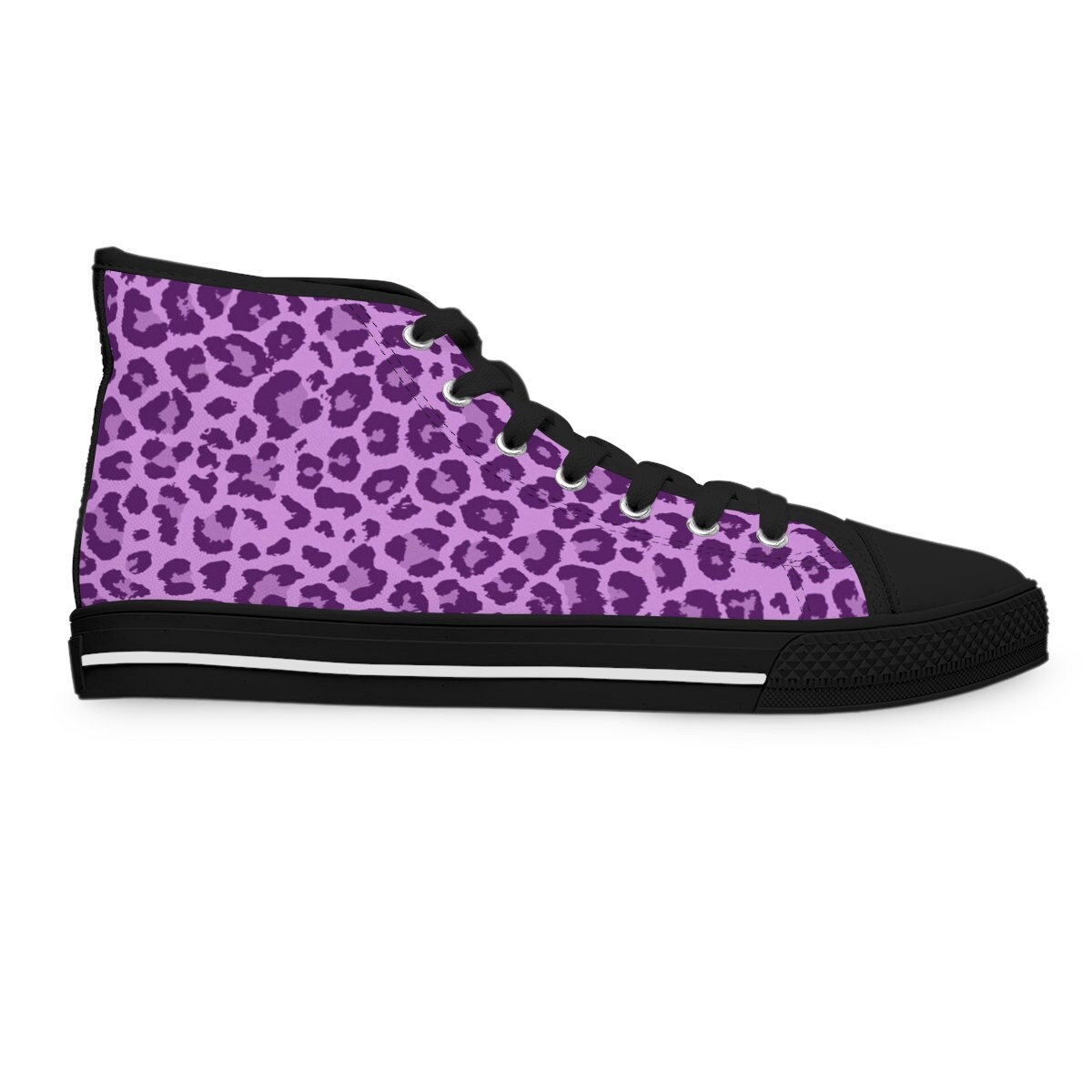 Cute Hamster Pattern Print Men Women's High Top Shoes