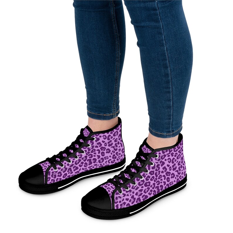 Women's High Top Animal Print Sneakers Etsy Australia