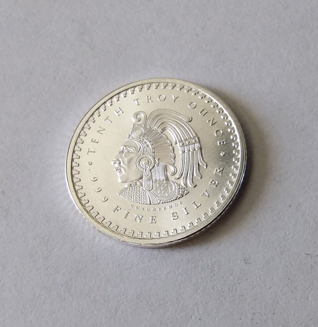 1 10 Oz Silver Aztec Calendar Round Etsy 1-10-oz-silver-aztec-calendar-round-etsy