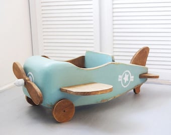 Avión de hélice, accesorios para recién nacidos, avión, avión vintage de madera, accesorios de fotografía, accesorios de fotografía, avión, objetos para fotografía, Aereo, Avion, plano