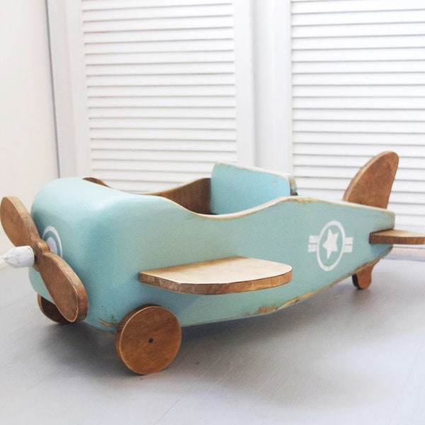 Plane prop, newborn Props, Flugzeug, Wooden Vintage Airplane, Photo accessories, Photo Props, Plane, Oggetti per Foto, Aereo, Avion, plano