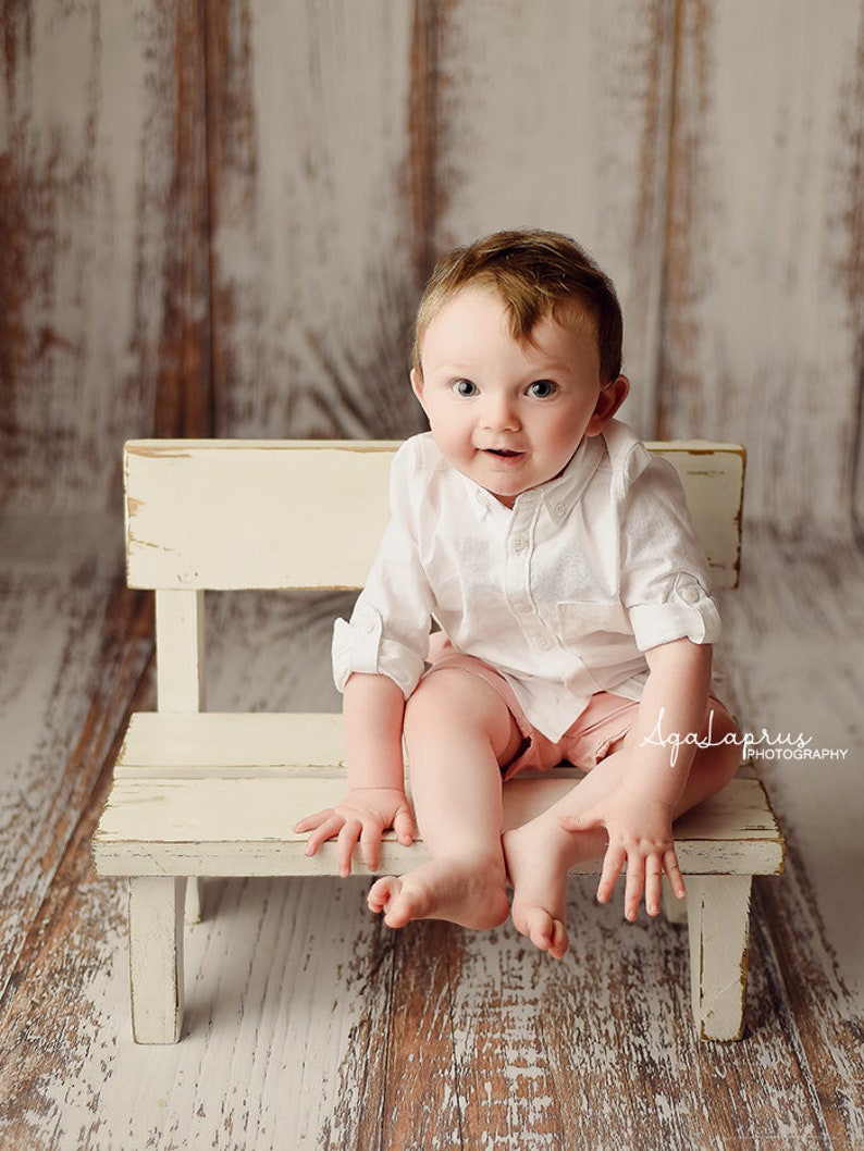 Wooden Baby Bench, Newborn Photo Prop - Etsy