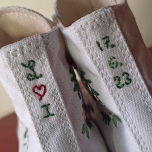 Custom Embroidered High Top Sneakers image 3