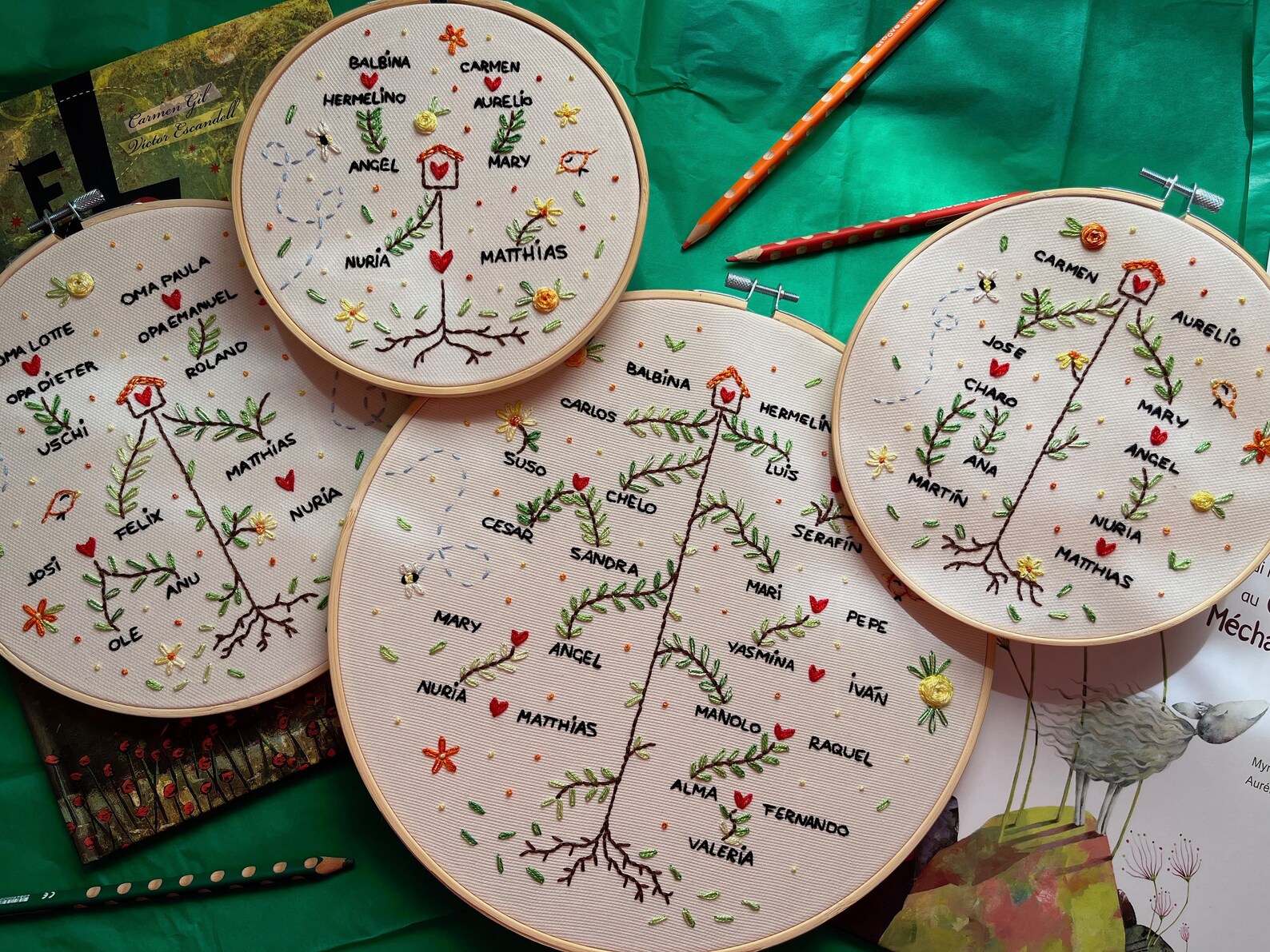 HiPeep Personalized Christmas Stocking - 21 Inch Custom Embroidered Name Stocking