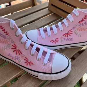 Custom Embroidered High Top Sneakers image 4