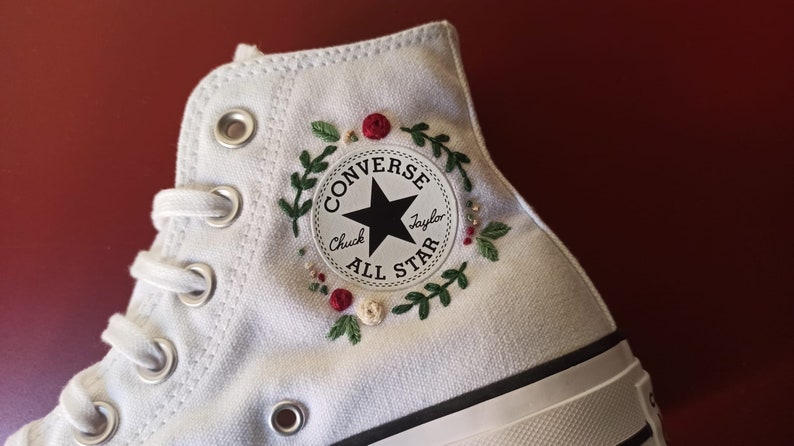 Custom Embroidered High Top Sneakers image 2