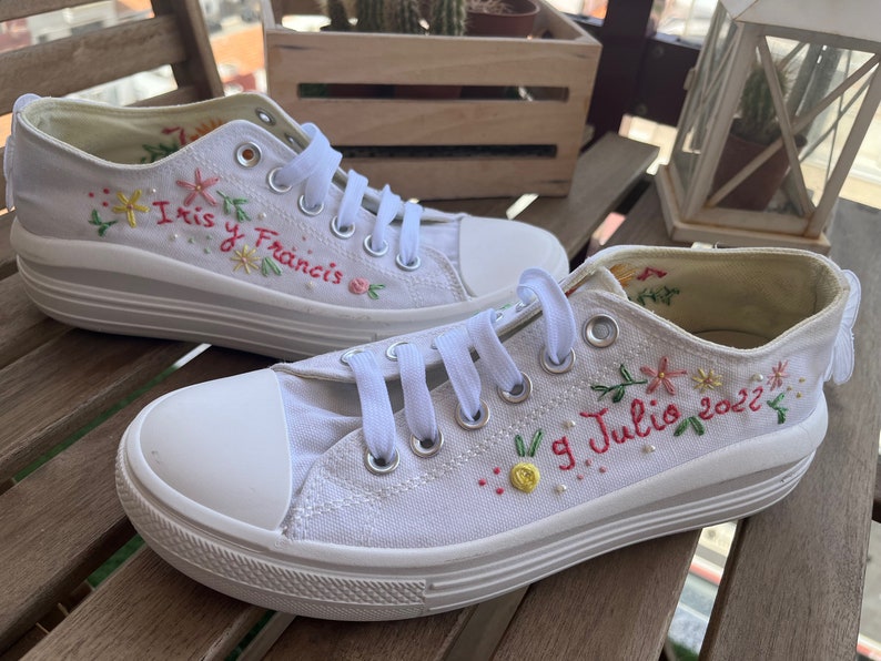 Custom Embroidered High Top Sneakers image 8