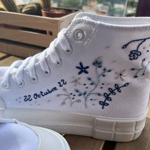 Custom Embroidered High Top Sneakers image 7