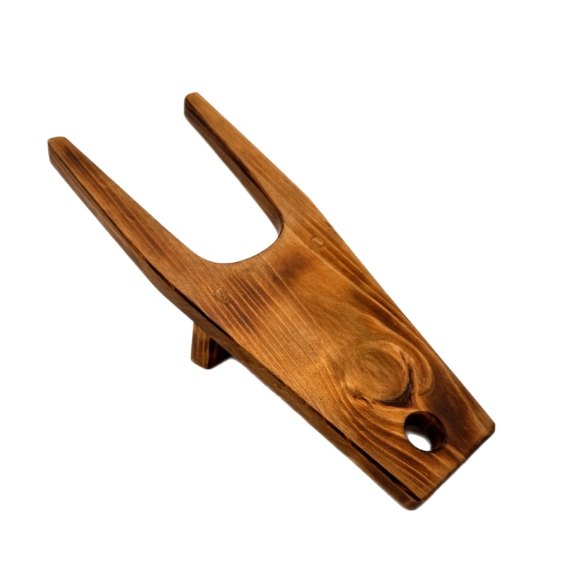 The "Big Jack" Boot Jack | Boot Jack Wood | Hand Made | Boot Remover | Boot Puller | Boot Accessory | Boot Pull-Bday Gift For Him-Boot Horn image 4