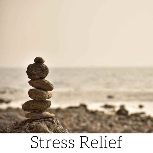 Stress Relief Hypnotherapy, Stress Reduction Calming Relaxation Meditation Hypnosis MP3 Instant Download, Overcome Anxiety Guided Meditation