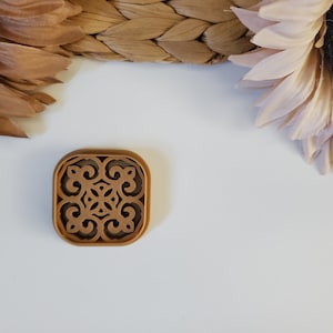 Mediterranean Polymer Clay Cutter, Flower cutter, Earring Cutter, Jewelry Making, Spring Cutter, Boho Earring Cutter, Double Wall cutter