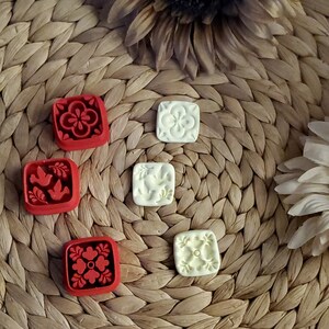 Mediterranean Polymer Clay Cutter, Vintage cutter, Earring Cutter, Jewelry Making, Botanic Cutter, Tile Earring Cutter, Double Wall cutter