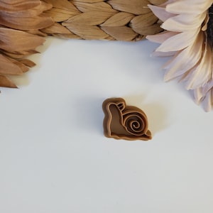 Snail Polymer Clay Cutter, Flower cutter, Earring Cutter, Jewelry Making, Cute Spring Cutter, French Earring Cutter, Bug Double Wall cutter