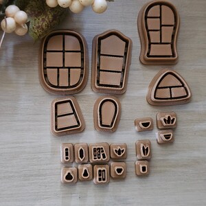 Bookshelf Polymer Clay Cutter, With books cutter, Earring Cutter, Jewelry Making, Shelf Cutter, Cute Item Earring Cutter, Double Wall cutter