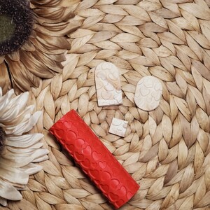 Clay Texture Roller, Pottery Hand Roller, Pastry texture Different Styles Of Hearts-Roller For Valentines