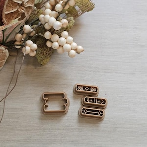 Stacked Books Polymer Clay Cutter, Fall cutter, Earring Cutter, Jewelry Making, Book Cutter, Accessory Earring Cutter, Double Wall cutter