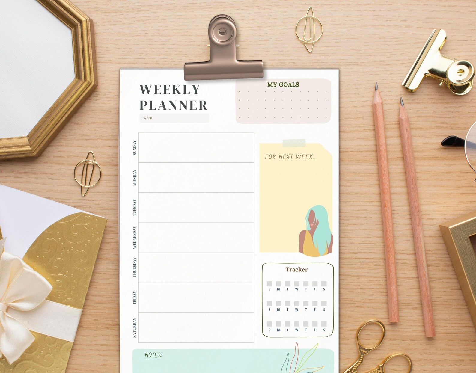 Girl Boss Planner Printable and Editable Bullet Journal Kit - Etsy
