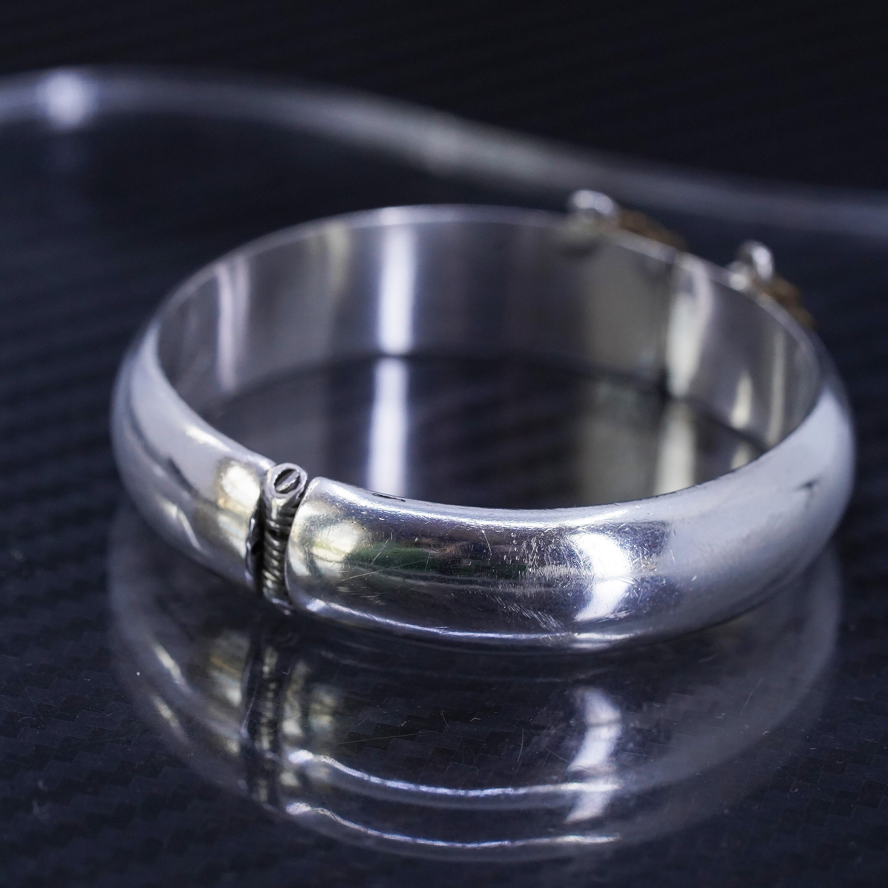 アクセサリー 20/80 STERLING SILVER ID BANGLE 5mm 20/80 | STERLING SILVER ID BANGLE 5mm width | hazy