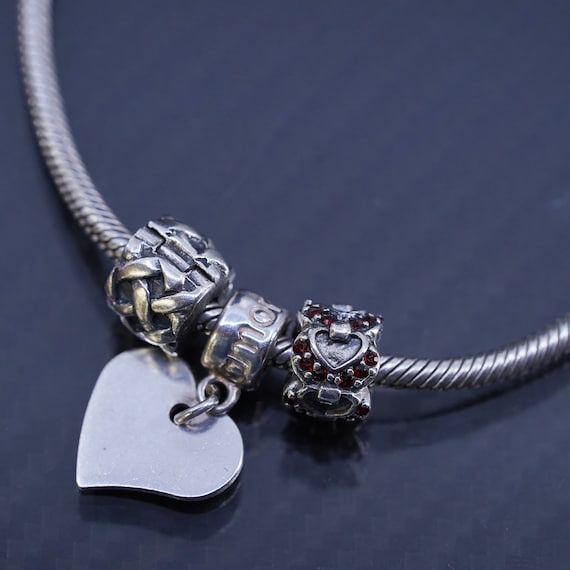 Amore and 2024 baci charm bracelet