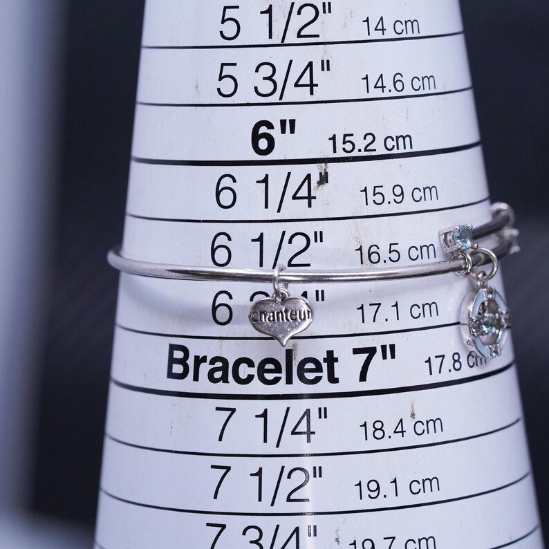 Size Adjustable, Vintage Silver Tone Chanteur Jewelry, Expandable