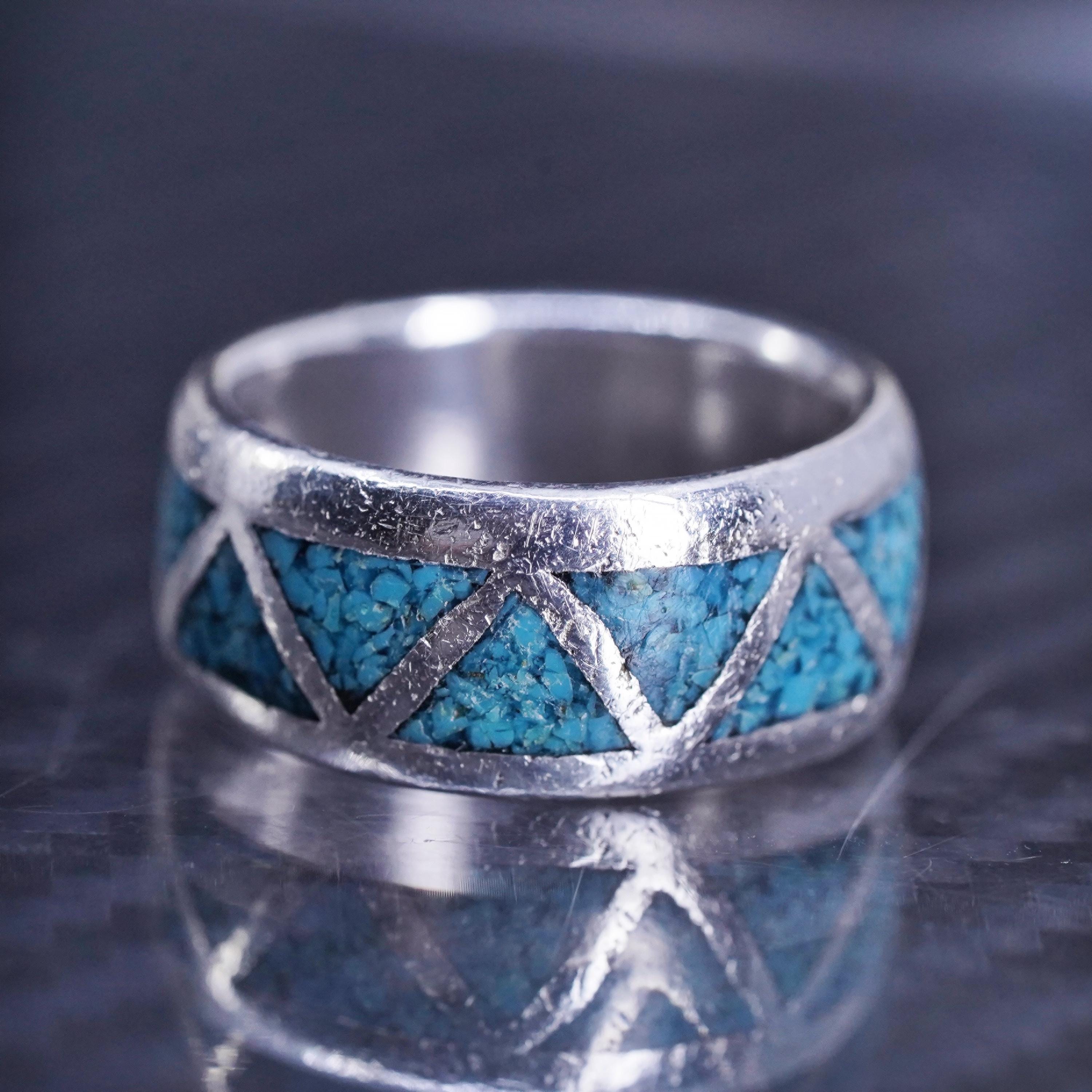 Size 4.5, Vintage Taxco Mexican Southwestern Sterling Silver 925