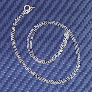 18 &quot;1mm, Vintage italienische Jordan Vermeil Gelbgold über Sterling Silber 925 Flatten Circle Kette, gestempelt 925 Jordan