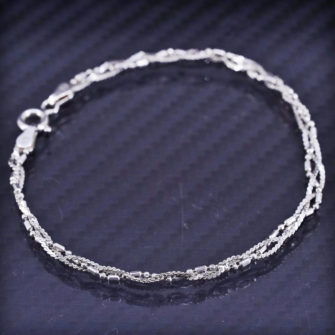 Sterling Silver Italian Link Bracelet main image 0