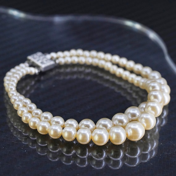 7インチ、ヴィンテージスターリングシルバー925ハンドメイドダブル