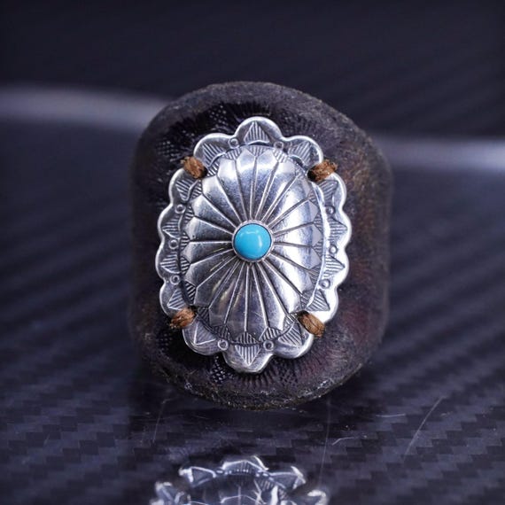 Size 5.25 Native American Southwestern Sterling Silver 925 Size 5.25 Native American Southwestern Sterling Silver 925