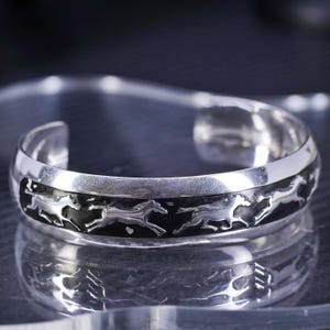 Navajo Engraved Bangle by B.Webb ナバホ族 Navajo bangle/silver/slv