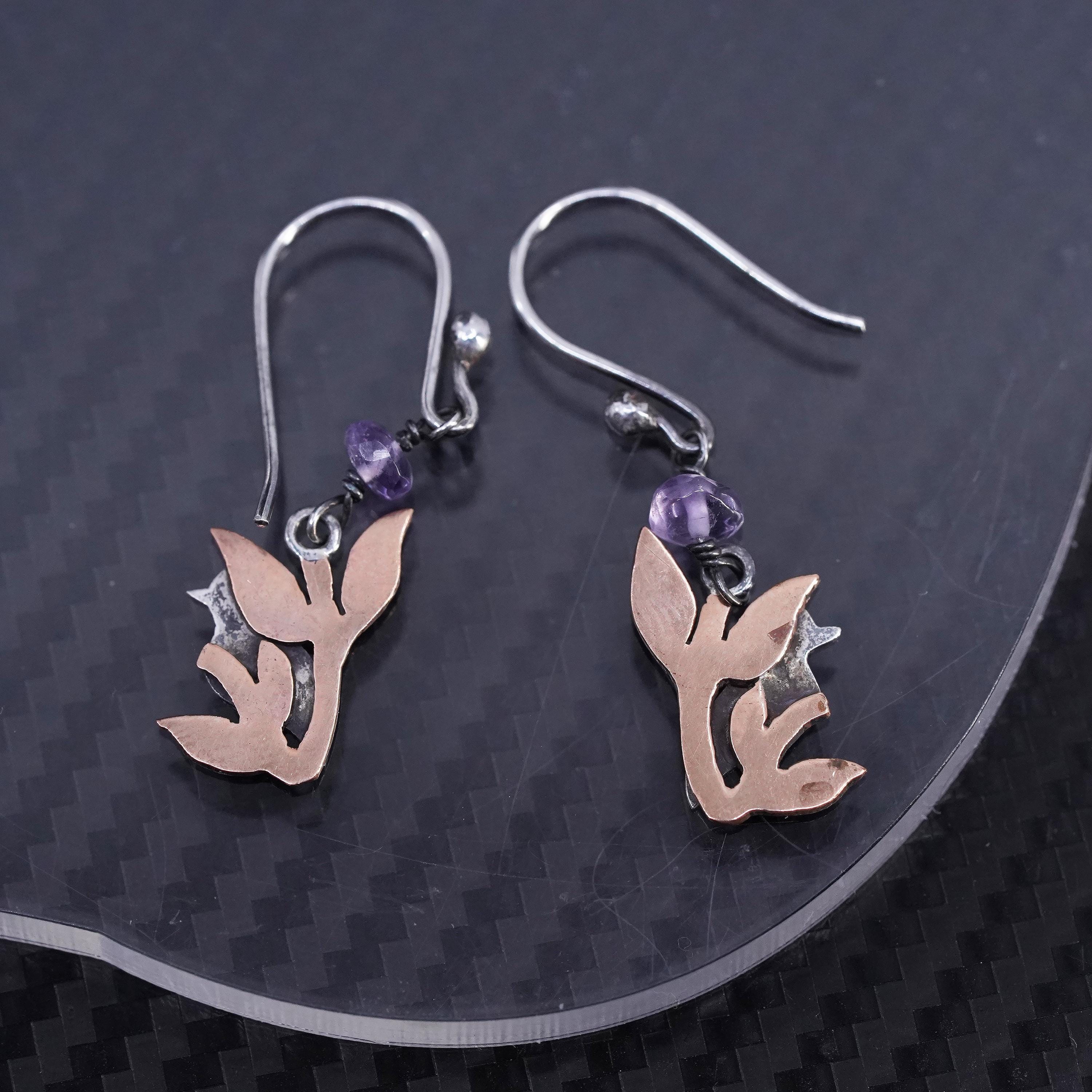 Colibrì Orecchini A Goccia Argento Sterling 925 Marchiato Nuovo