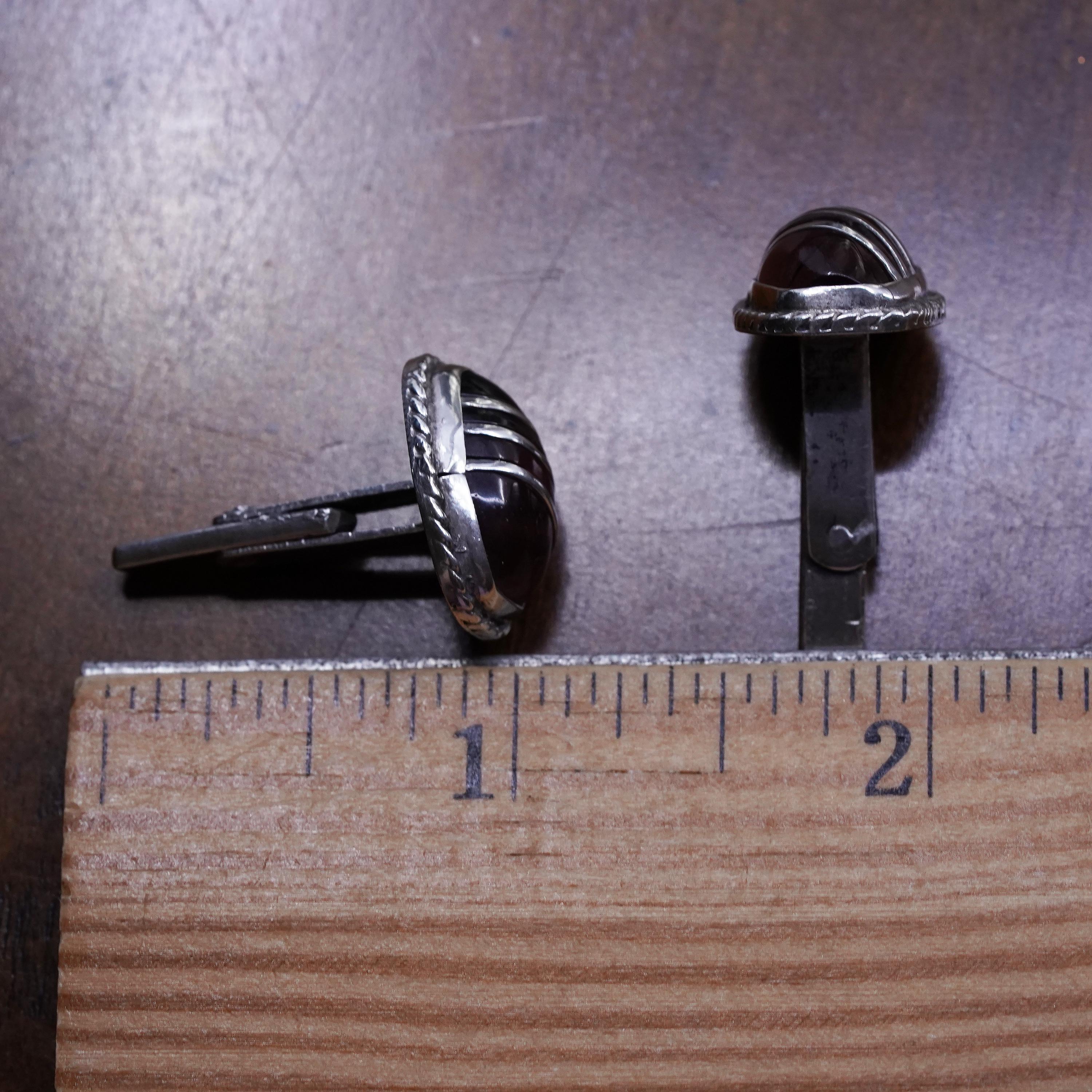 ヴィンテージ メキシコ製　カフス　刻印　925 14K ヴィンテージ メキシカン スターリング 925 シルバー ハンドメイド