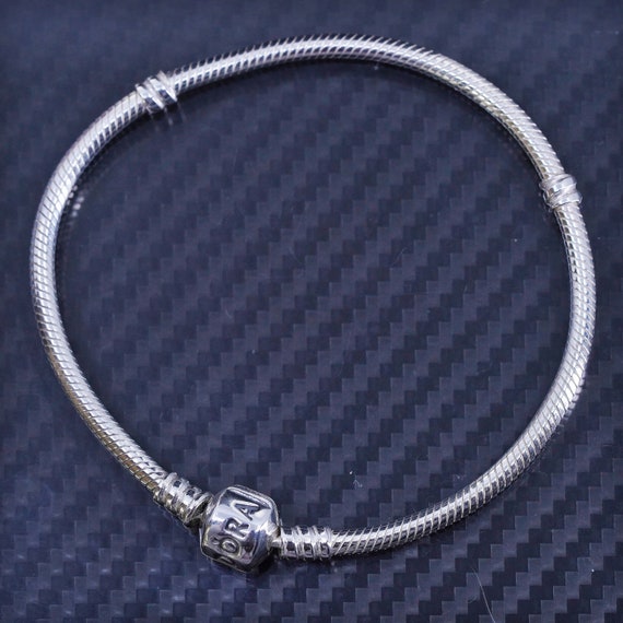 7.5”, vintage Pandora ALE sterling silver 925 sna… - image 4