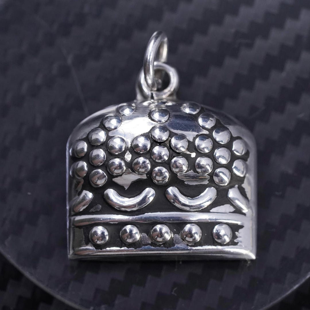 Pendentif Argent 925/1000 Forme Mexicain - Argent Massif - Modèle Original - Bijou Occasion